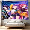 Arazzo Stampato Cacciatori di Demoni KPop - Tessuto Decorativo da Parete Portatile, per Casa, Dormitorio, Viaggio, Camera da Letto, Soggiorno - Regalo Ideale per Compleanno, Inaugurazione