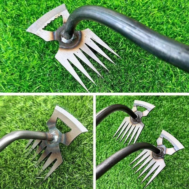 New Garden Weeding Tool: Durable Manganese Steel Manual Weeder for Root Removal In Courtyards and Gardens