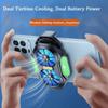 Rechargeable Mobile Phone Cooler 600mAh Dual Fan Cooler New Game Cooling Back Clip  For Gaming