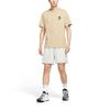Nike T Shirts Men's Beige Crew Neck Moderate (Unisex) T-Shirts DR8915 250