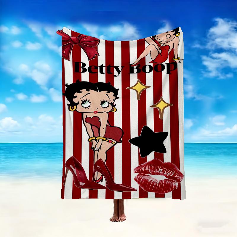 1pc Betty Boop Blanket, Cozy Printed Throw Blanket, A Heartfelt Gift for Your Family and Friends