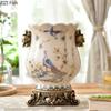 Chinesische Keramikvase, kreative Heimdekoration, Basteln, Blumen, getrocknete Blumenvase, Dekoration, Tischblumenarrangement, Dekoration