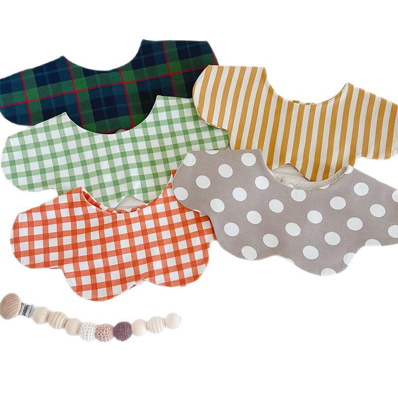 Storyme Double-Sided Korean Baby Drool Bib With Side Label, Suitable for 0-2 Years