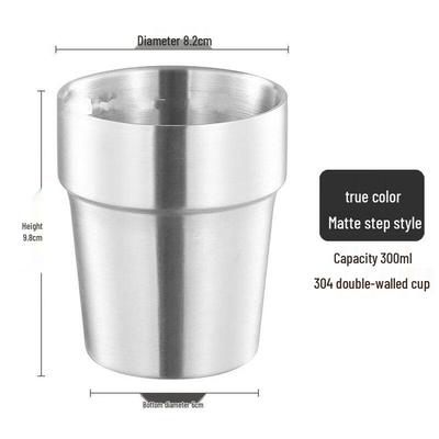 ZISIZ 304 Stainless Steel Stepped Cup