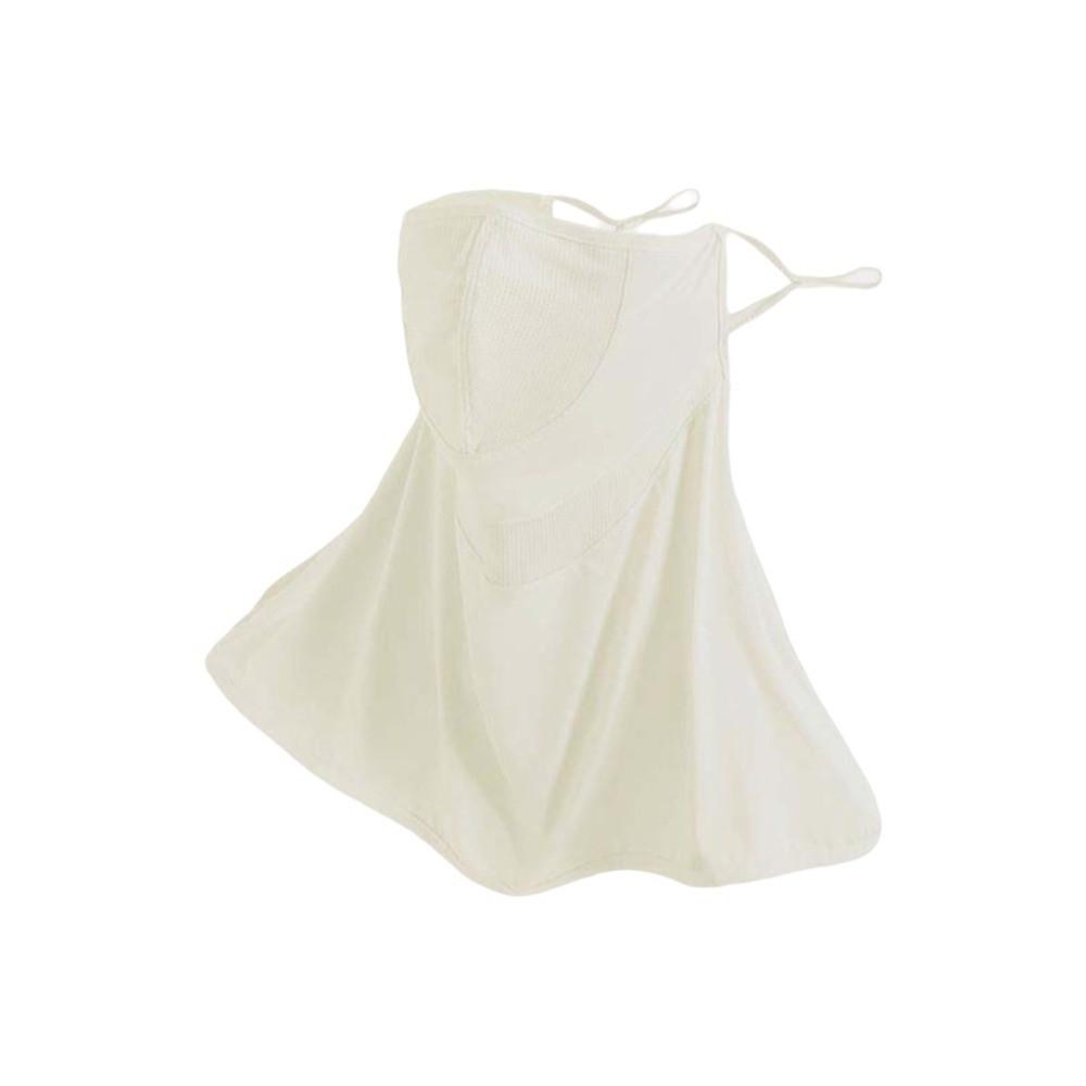 Ice Silk Neck Sunscreen Mask Thin Breathable Sunshade Mask Face Sun Protection  Seaside Vacation