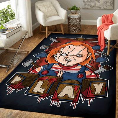1pc Chucky Pattern Area Rug, Anti Slip Non Shedding Stain Resistant Carpet