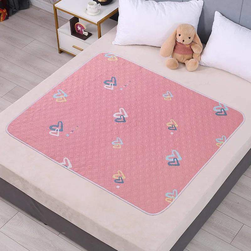 

Scalebeard Mattress Urine Mat for Baby Toddler Cartoon Bed Nappy DiaperBreathable Adult Elder Incontinence BedPad Changing Sheet 50X70cm