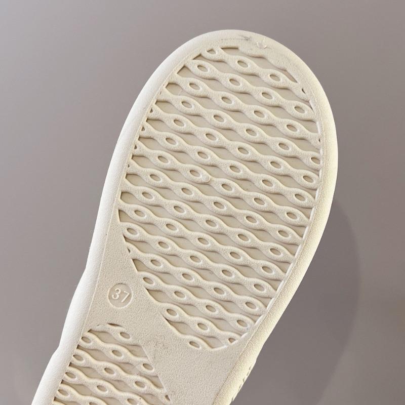 Winter New Bag Heel Home Indoor Cotton Slippers Warm Velvet Non-slip Snow-proof Platform Bread Shoes Wear Cotton Shoes Outside