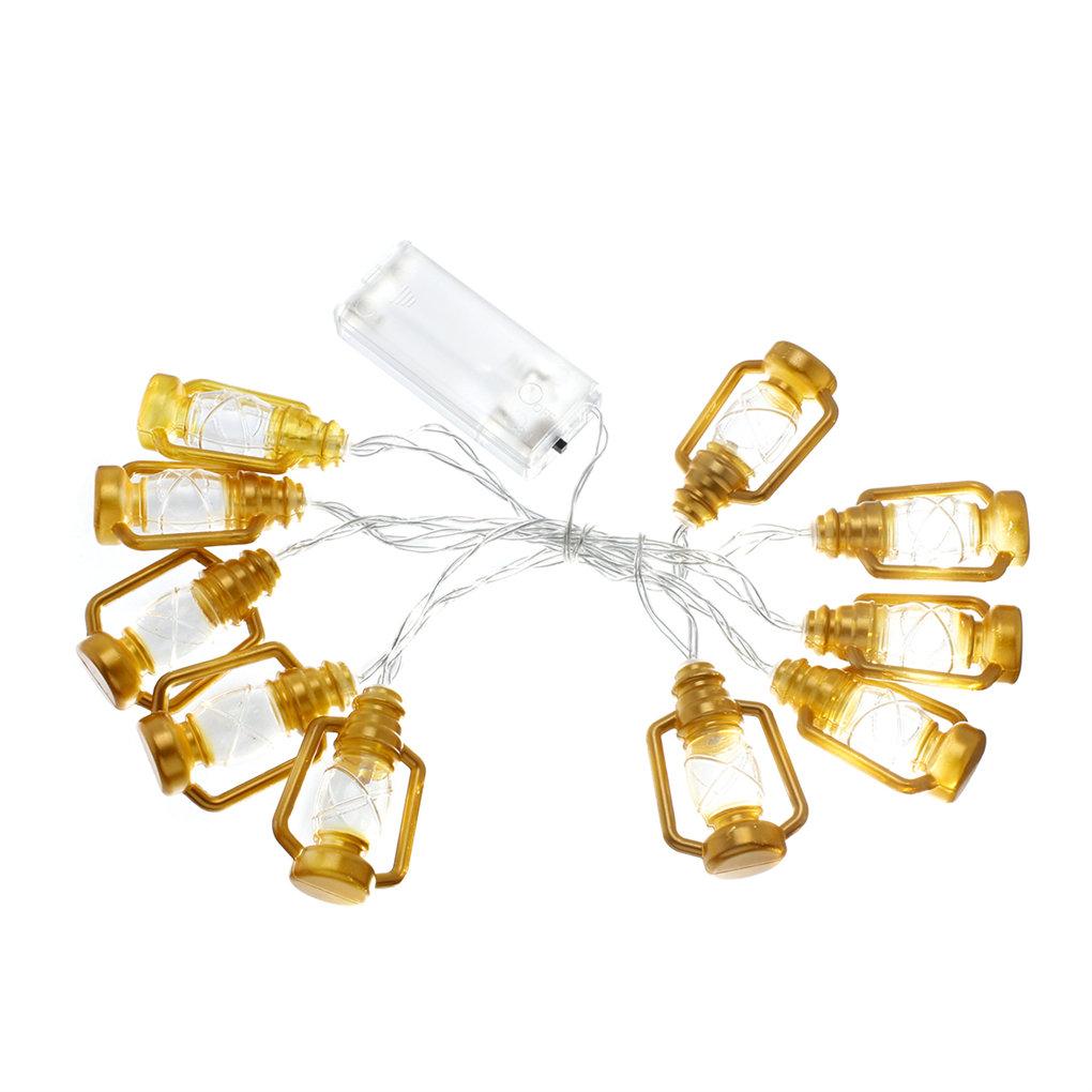 String Lamps Kerosene Burner Modelling LED Light Delicate Ramadan Ornament Festival Decoration Photography Props Lighting Chains