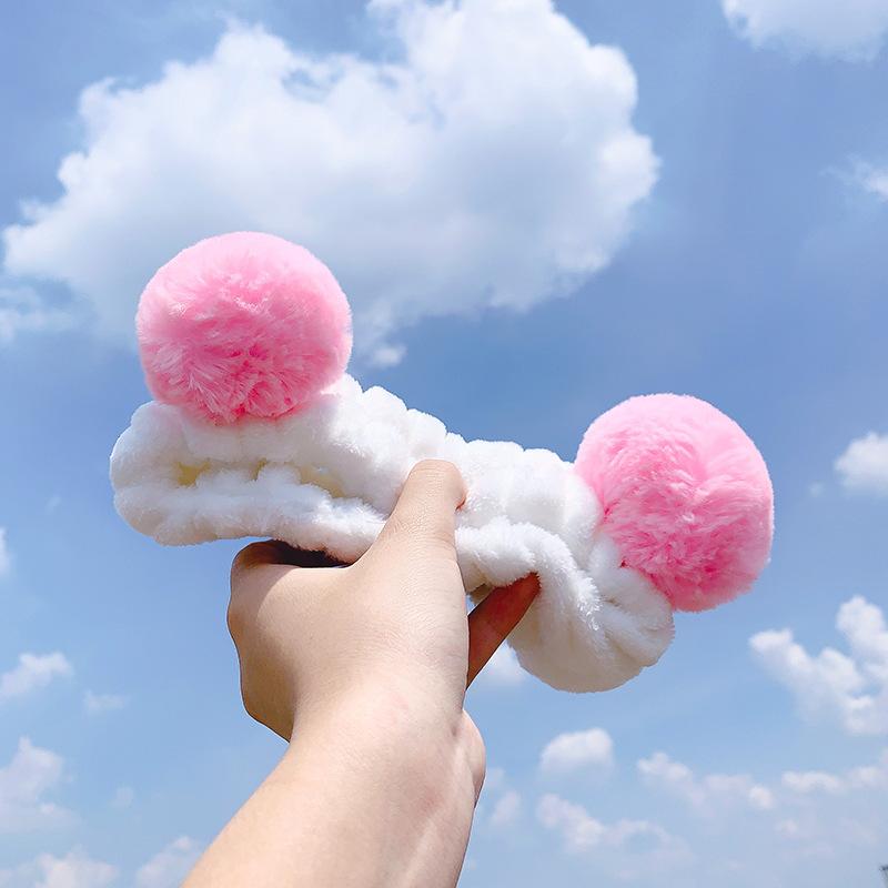 Cute Makeup Face Wash Turban Headband Women Girls Washing Hair Head Bands Accessories Make Up Hairband Headdress Scrunchie