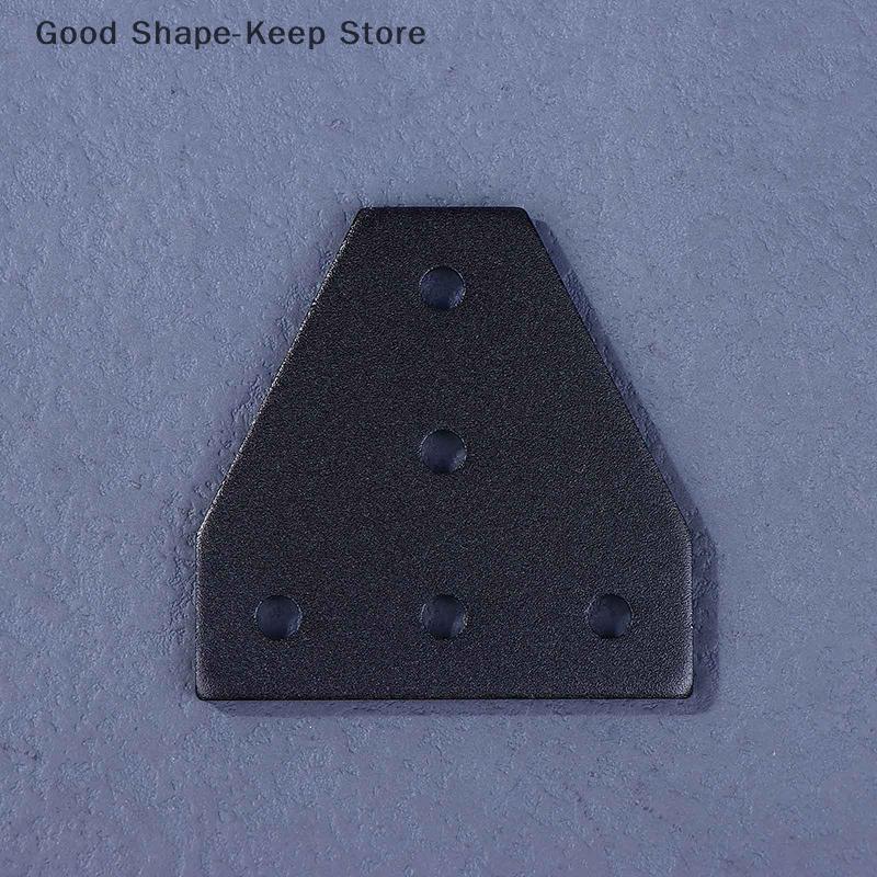 1Pc T/L Type 5 Hole Joint Board Plate Corner Angle Bracket Connection Joint Strip For T-shaped connecting plate Aluminum Profile