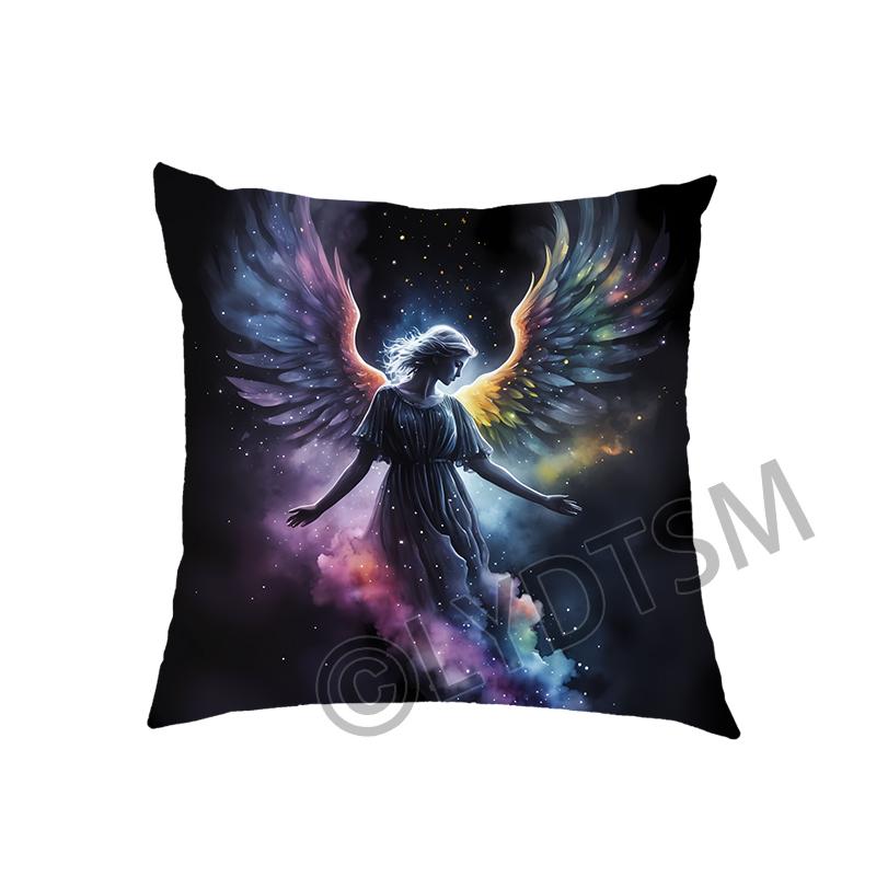 Sad Fallen Angel Wing Print Cushion Cover Gothic Girl Pillowcase Linen Throw Pillow Case Covers For Living Room Home Decor