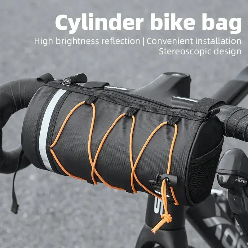 1 PC Bike Front Bag Water Proof Bicycle Bag Storage Outside Multifunction Riding Bag Mountain Bike Front Bicycle Accessories