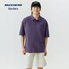 Unisex Loose Knit Short Sleeve Polo Shirt L226U030