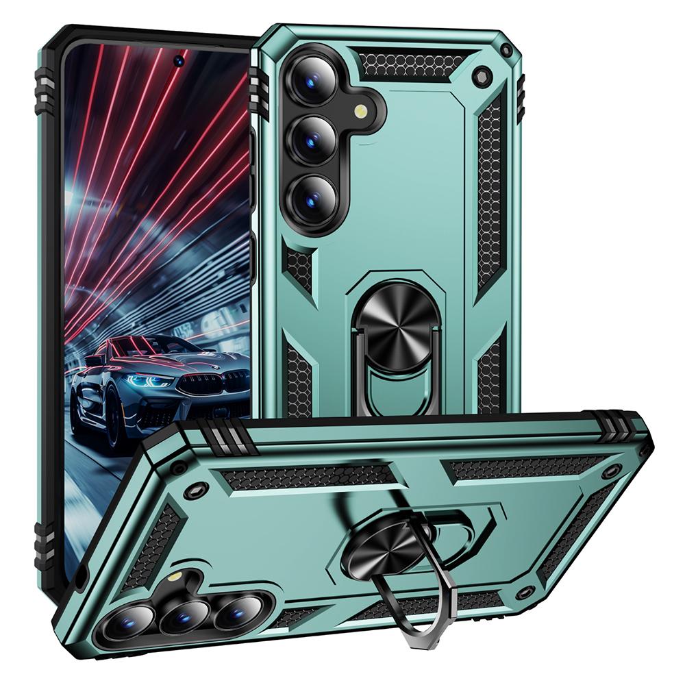 For Samsung Galaxy S25 FE Case PC+TPU Phone Cover with Kickstand