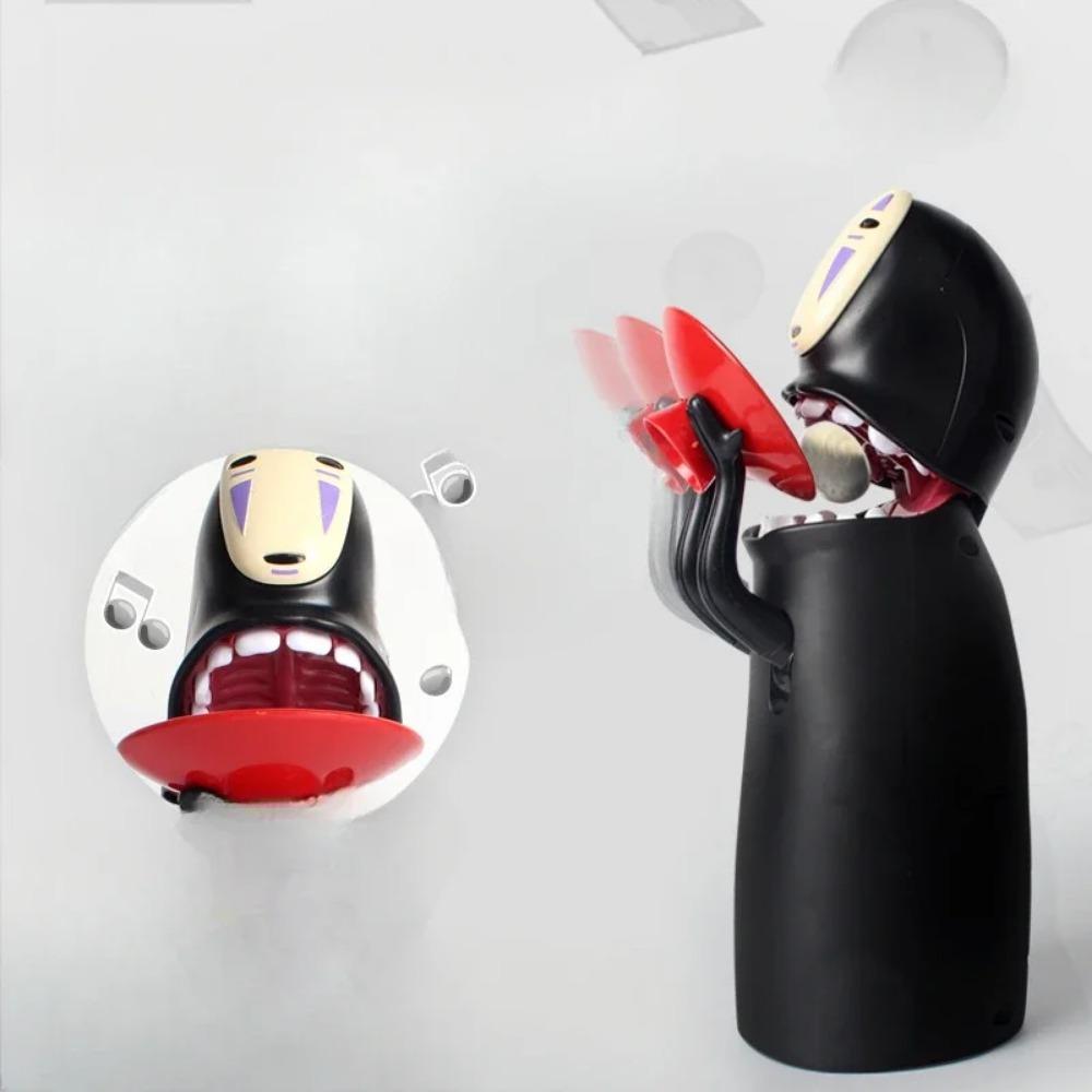 Człowiek bez twarzy Anime Figurka Skarbonka Figurka Automatyczna Moneta Zjadacz Kolekcjonerski Model Dekoracja Biura Zabawki Prezenty Dla Dzieci