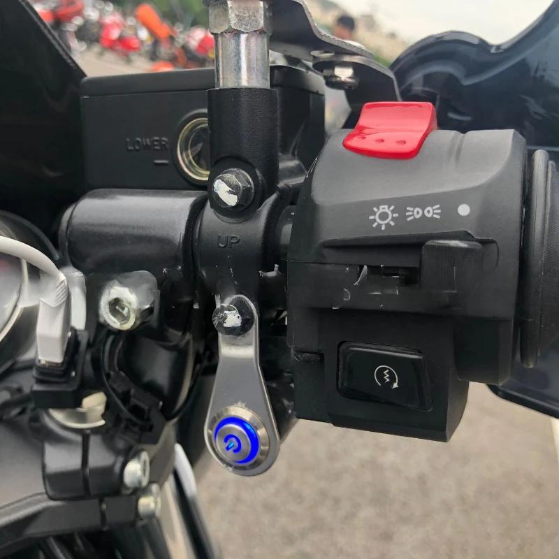 Waterproof Light Switch Motorbike LED Motorcycle Switch  12V Handlebar Headlight Fog Spot Light On Off Switch