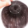 White Hair Top Side Women Wig Hair Pad Clip Synthetic Wig Pads Hair Pieces Seamless Hair Pads