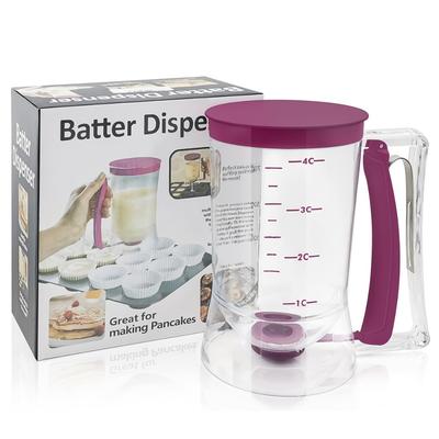 Cupcake Batter Dispenser, Easy Clean Portion Control Tool for Cookies Cakes Waffles, Baking Gadget