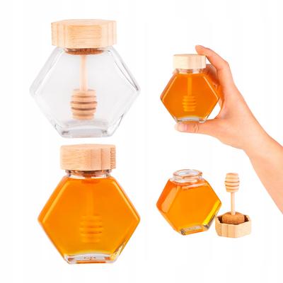 100 Ml Hexagonal Jar with Scoop