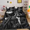 Beauty Skull Printed Bedding Cover Twin Size Microfiber Home Textiles Teen Cool Fashion Home Bedclothes