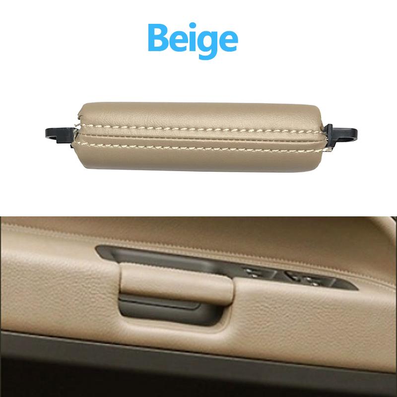 Ușă interioară mașină stânga dreapta partea șoferului mâner de tragere din piele pentru VW Volkswagen Touareg 2003 2004 2005 2006 2007 2008 2009