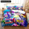 Game Ninjala Bedding Set Single Twin Full Queen King Size Bed Set Adult Kid Bedroom Duvet Cover Sets 3D Print Kawaii Kids Camas
