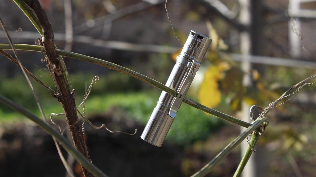 LED flashlight with XENO 6 IPX8 waterproof ES1, penlight, modes, dimmable,