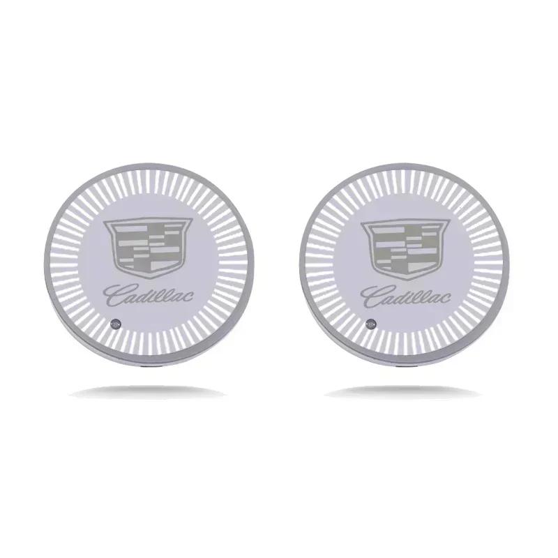 LED Auto Getränkehalter Matte USB Lade Untersetzer für Cadillac ATS CTS DTS STS SLS XLR BLS Escalade CT6 Innenlicht Matte