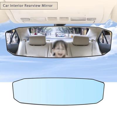 Car Rearview Mirror Car Wide Angle Convex Rear View Mirror HD Glass Large Vision Universal Auto Mirror Replacement Part