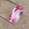 16.10 Ct Natural Certified Bi Color Tourmaline Cushion Cut Loose Gemstone