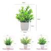 Eucalyptus Plastic Magnolia Potted Plant Bonsai For Indoor Gift Decoration