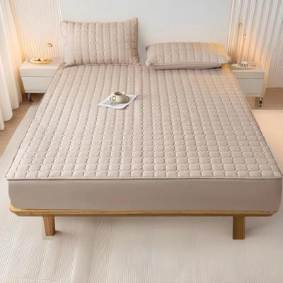 Simmons Skin-Friendly, Water-Washable, Thickened Cotton Padded Floor Mat Mattress Protector