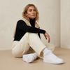 Nike Court Borough Mid Pelle Sintetica Comode Sportive Antiscivolo Durevoli Sneakers Mid-Top Sneakers da Donna Bianche 844906-110
