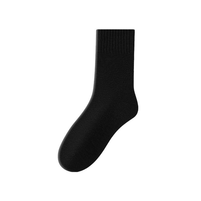 Women's Cashmere Mid-Calf Velvet-Enhanced Socks for Autumn and Winter
