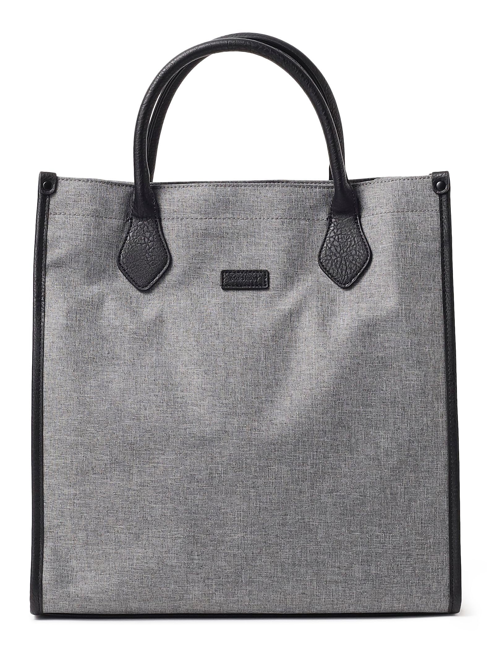 Канвасная сумка-тоут Beams Heart Полиэстер меланжевый 2-в-1 Мужская Угольно-серый Один размер 19200₽