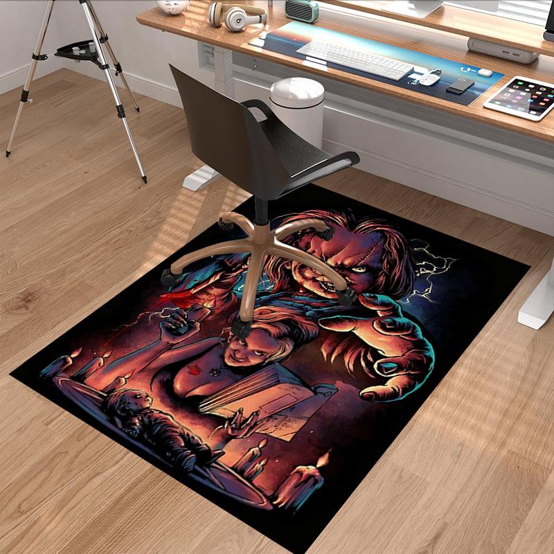 Horror Chucky Carpet For Playroom Bedroom Living Room Sofa Home Decorkids Game Area Rug Nonslip Floor Mat