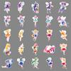 50 Elf Cartoon Stickers Hand-drawn Cute Fairy Tale Dreamy Decorative Water Cup Stationery Glue Drop Stickers