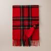 Womens Plaid Scarf Winter Warm Wrap Shawl Korean Style Fashionable Neck Cold Weather