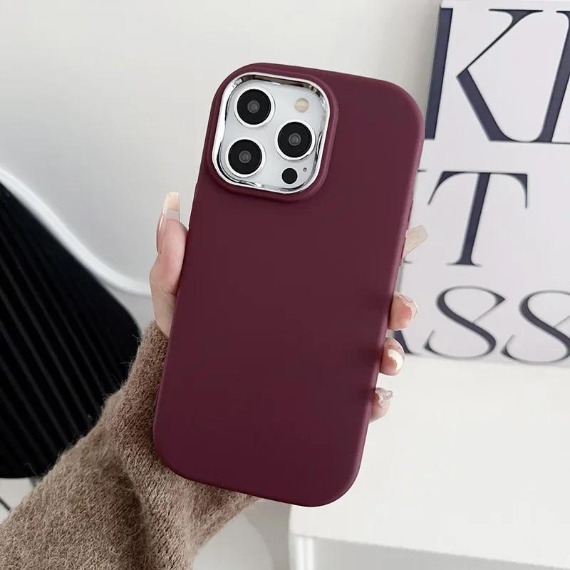 

Чехол для телефона для iPhone 17 16 15 Pro Max 14 13 12 11 SE2/SE3 Xs Xr 7 8 Plus ТПУ Мягкая Защитная Задняя Крышка For iPhone 16 Pro