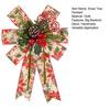Yousheng Christmas Tree Pendant Bow Large Champagne Christmas Wreath Bow Stunning Gift Bow Knot Wedding Mother Day Decoration