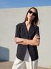 OYY Breath Summer Button Jacket_Navy