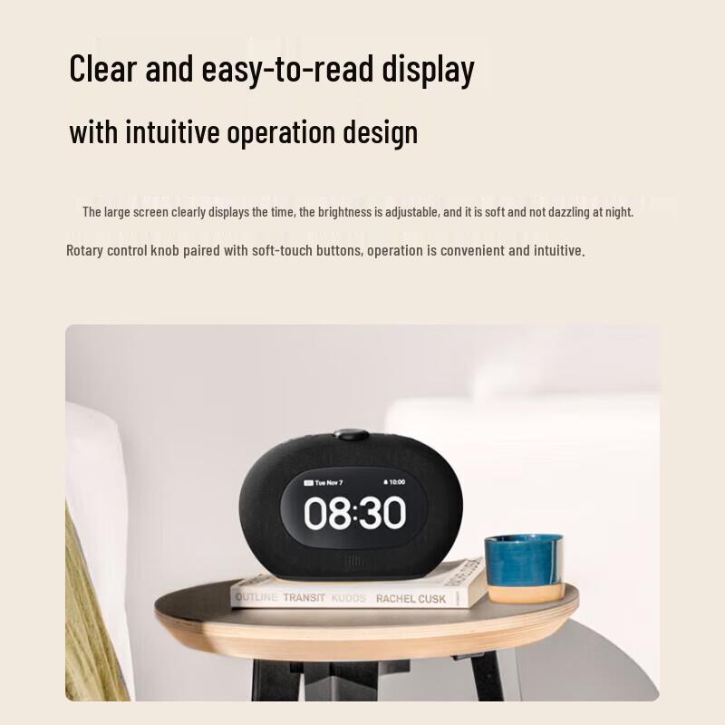 JBL Horizon 3 Smart Speaker with Alarm Clock and FM Radio