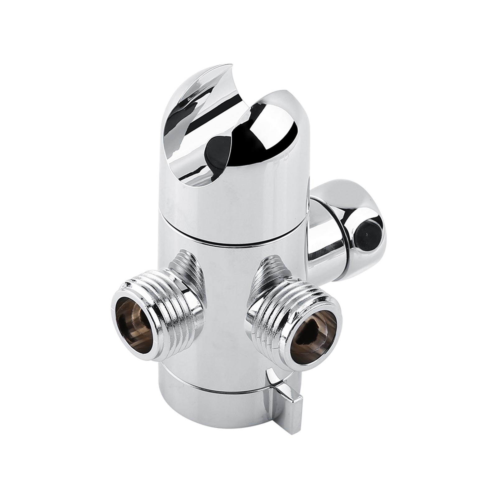 

3‑Way Shower Head Diverter and Mount Combo Shower Arm Mounted Valve Bathroom