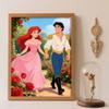 Diamond Art Painting Kit 5D Ariel Prince Charming Rose Garden Diamond Painting Dot Art Kit Home Wall Decor