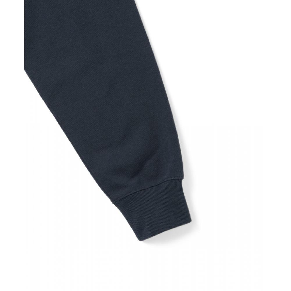 Thisisneverthat Etiqueta Script Gola Redonda Azul Marinho