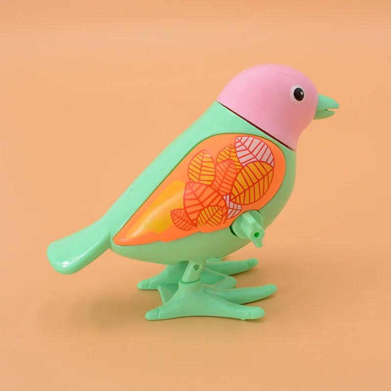Cartoon Wind Up Magpie Toys Jumping Clockwork Decorative Ornament Fun Toy for Kids Easter Basket Stocking Stuffers Party Favors
