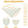 1-piece Cute Crochet Headband Set, Floral Hair Scarves, Bohemian Triangle Scarf Set