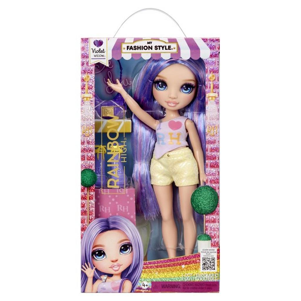 Rainbow High - Poupée mannequin Theme Mode - Violet