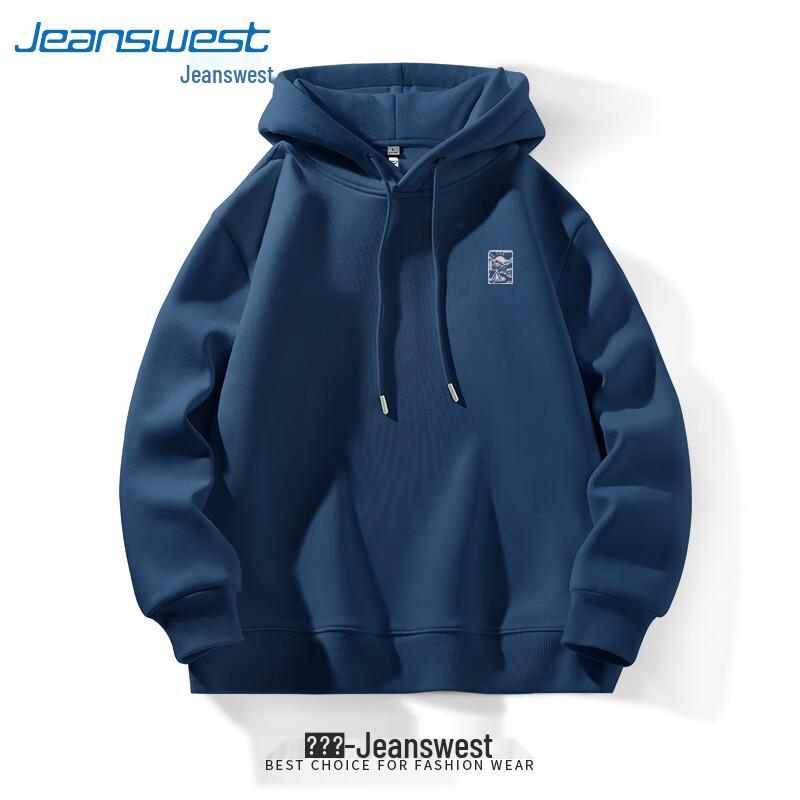 Jeanswest Sweat à capuche unisexe en coton mélangé épais